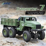 JJR/C 1:18 2.4GHz 4チャンネルリモコン 東風7 六輪装甲トラック車両おもちゃ、東風7（グリーン）、東風7（イエロー）