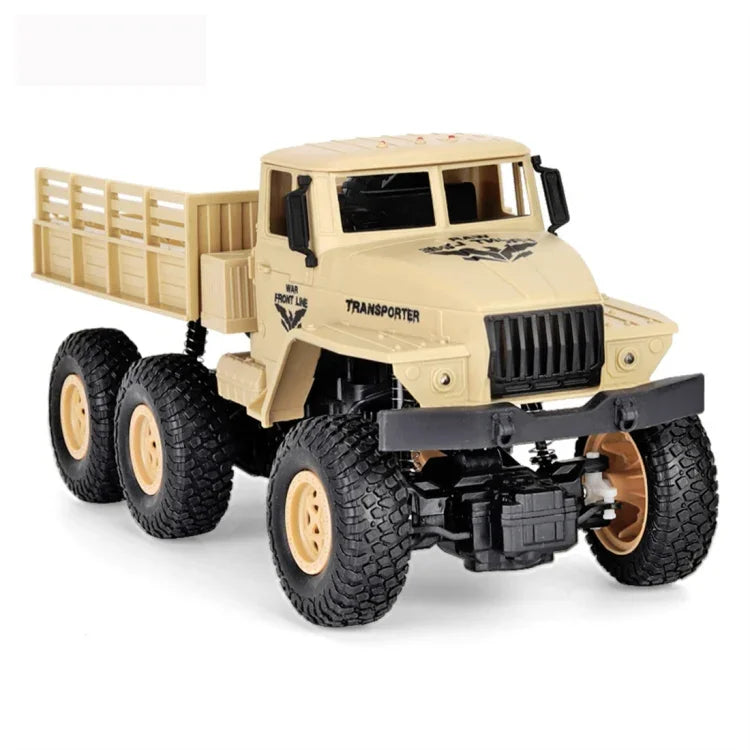 JJR/C 1:18 2.4GHz 4チャンネルリモコン 東風7 六輪装甲トラック車両おもちゃ、東風7（グリーン）、東風7（イエロー）