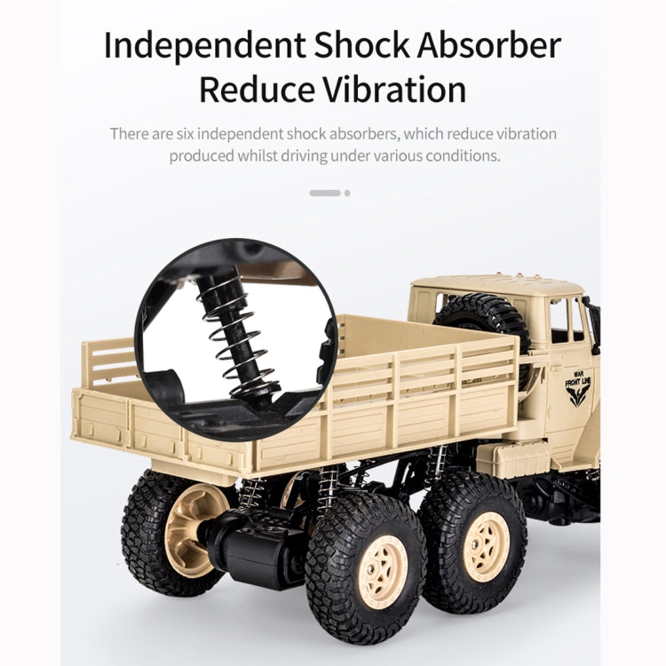 JJR/C 1:18 2.4GHz 4チャンネルリモコン 東風7 六輪装甲トラック車両おもちゃ、東風7（グリーン）、東風7（イエロー）