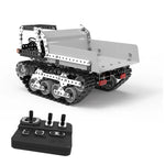 MoFun SW(RC)-007 2.4G ワイヤレスリモコン 10チャンネル ダンプトラック 子供用DIY ステンレス組み立ておもちゃ、SW(RC)-007