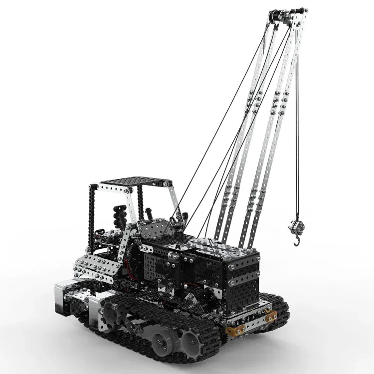 MoFun SW(RC)-010 2.4G ワイヤレスリモコン 10チャンネル サイドクレーン 子供用DIY ステンレス組み立ておもちゃ、SW(RC)-010