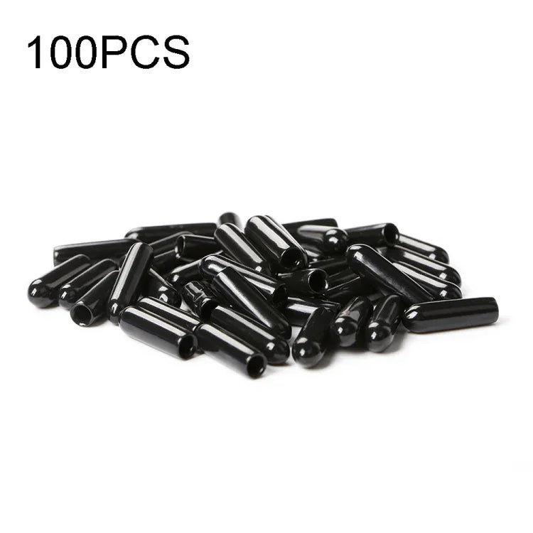 100個 iFlight M3x15mm 送信機アンテナ保護キャップ PVCラバーシース FPV RCモデル マルチコプター 予備パーツアクセサリー