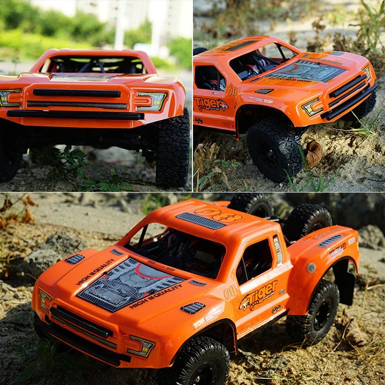 FY-08 ブラシレス バージョン 2.4G リモコン オフロード車 1:12 四輪駆動 ショートトラック 高速リモコンカー, EUプラグ