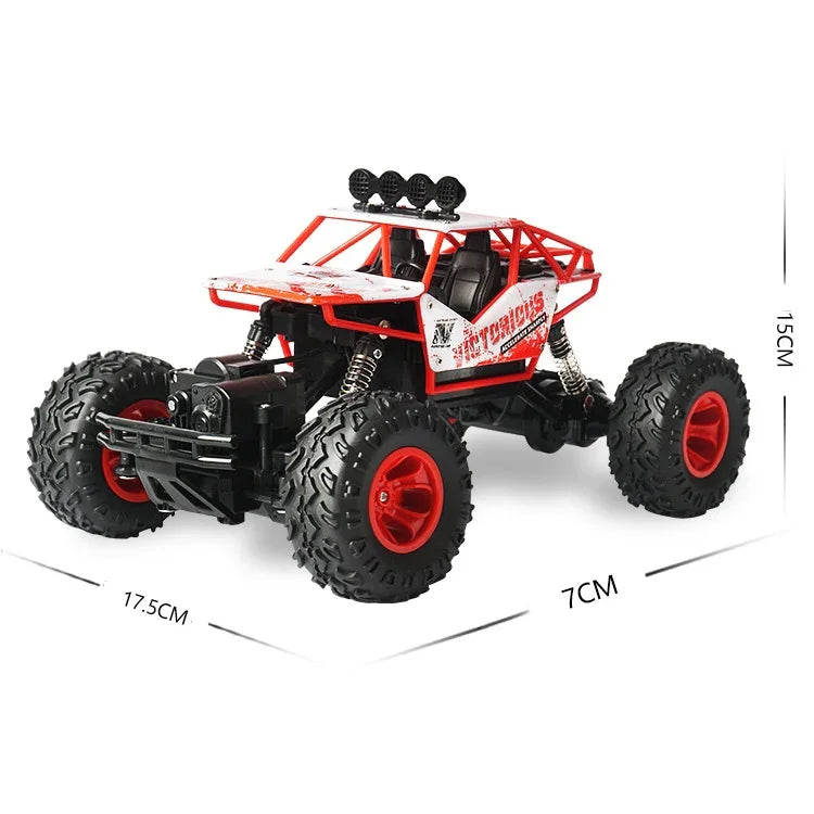 6255 2.4GHz 1:16 ワイヤレスリモコン ドリフト オフロード 4WD 子供用おもちゃカー、6255 2.4GHz 1:16(ブルー)、6255 2.4GHz 1:16(レッド)