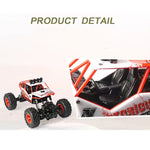 6255 2.4GHz 1:16 ワイヤレスリモコン ドリフト オフロード 4WD 子供用おもちゃカー、6255 2.4GHz 1:16(ブルー)、6255 2.4GHz 1:16(レッド)