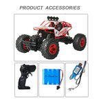 6255 2.4GHz 1:16 ワイヤレスリモコン ドリフト オフロード 4WD 子供用おもちゃカー、6255 2.4GHz 1:16(ブルー)、6255 2.4GHz 1:16(レッド)
