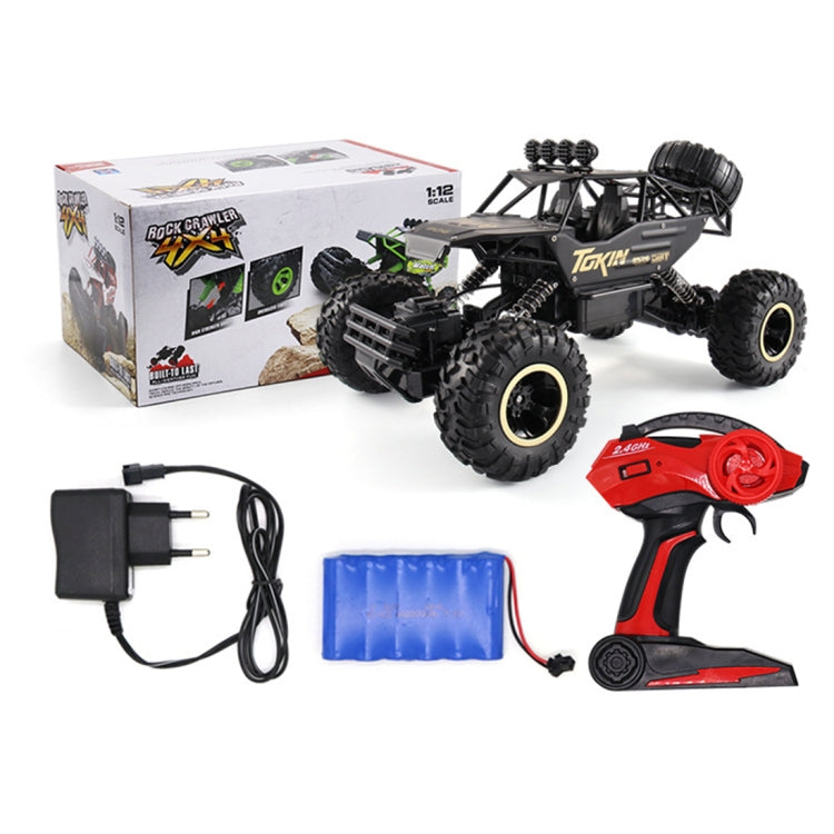 HD6026 1:12 大型合金クライミングカー 山岳クロスカントリー 四輪駆動 リモコンカーおもちゃ、サイズ：37cm、HD6026 1:12（ブラック）、6255 2.4GHz 1:16（グリーン）、HD6026 1:12（ゴールド）、HD6026 1:12（レッド）、HD6026 1:12（シルバー）