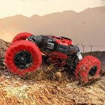 675E 1:16 2.4GHz 両面ツイスト オフロード 4WD クライミング リモコン 子供用おもちゃカー、サイズ：33cm