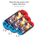 Powkiddy X12 Plus レトロクラシックゲーム 携帯ゲーム機 7インチHDスクリーン＆16GBメモリ搭載、MP4 / 電子書籍対応、X12 Plus