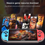 Powkiddy X12 Plus レトロクラシックゲーム 携帯ゲーム機 7インチHDスクリーン＆16GBメモリ搭載、MP4 / 電子書籍対応、X12 Plus