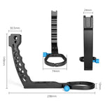 YELANGU A69 リフティングハンドルポット ハンドヘルドスタビライザー延長マウント DJI Ronin SC用、A69 DJI Ronin SC用