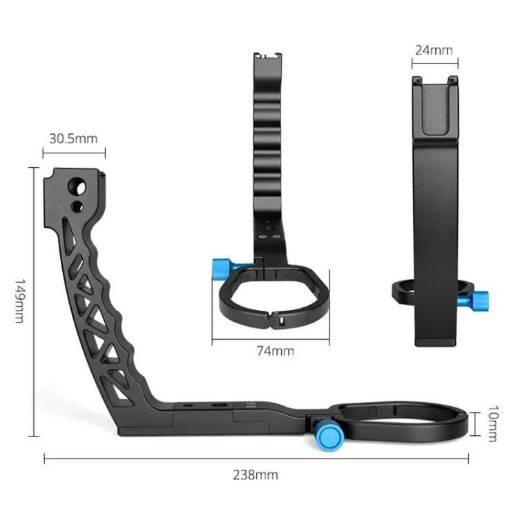 YELANGU A69 リフティングハンドルポット ハンドヘルドスタビライザー延長マウント DJI Ronin SC用、A69 DJI Ronin SC用