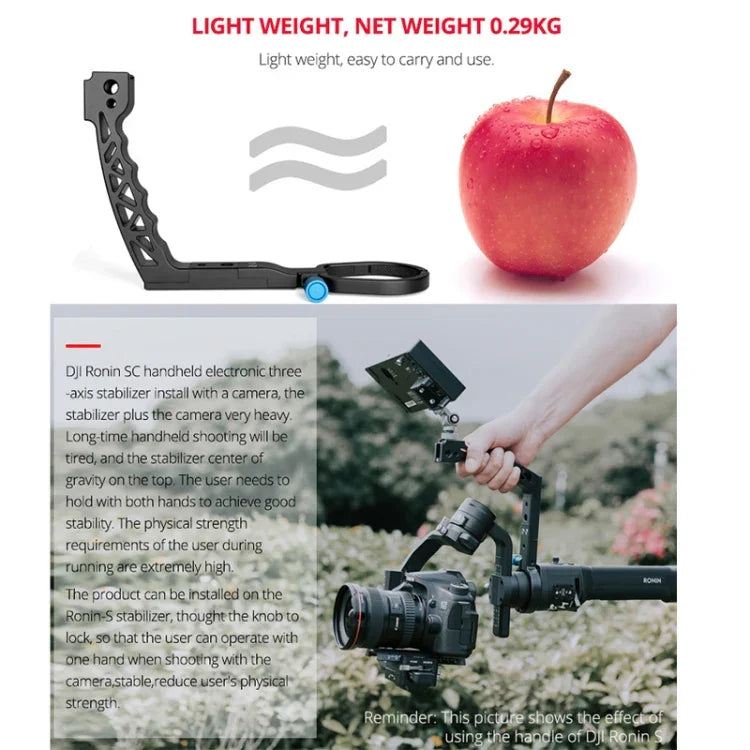 YELANGU A69 リフティングハンドルポット ハンドヘルドスタビライザー延長マウント DJI Ronin SC用、A69 DJI Ronin SC用