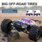 SCY-16101 2.4G 1:16 電動4WD RCモンスタートラック クーペカーおもちゃ、SCY-16101 / ブルー