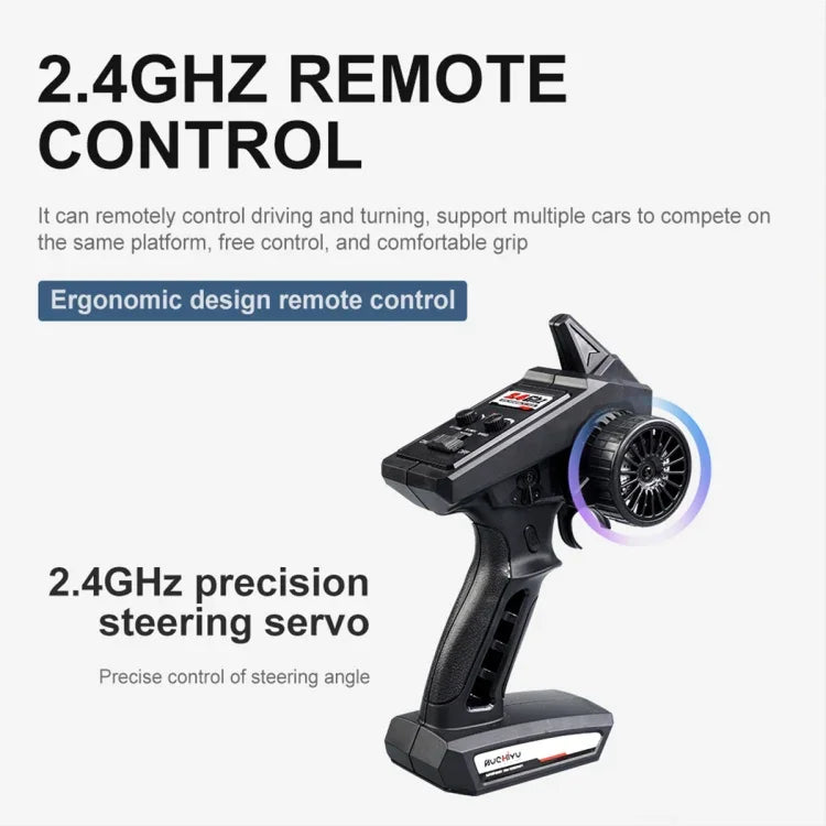 SCY-16101 2.4G 1:16 電動4WD RCモンスタートラック クーペカーおもちゃ、SCY-16101 / ブルー