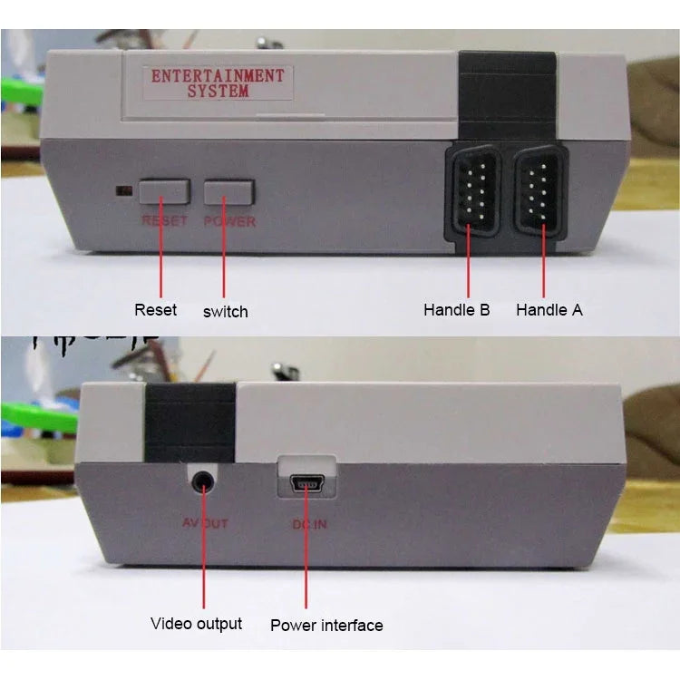 レトロクラシック テレビ ミニゲーム機、620ゲーム内蔵、620ゲーム(EUプラグ)、620ゲーム(USプラグ)