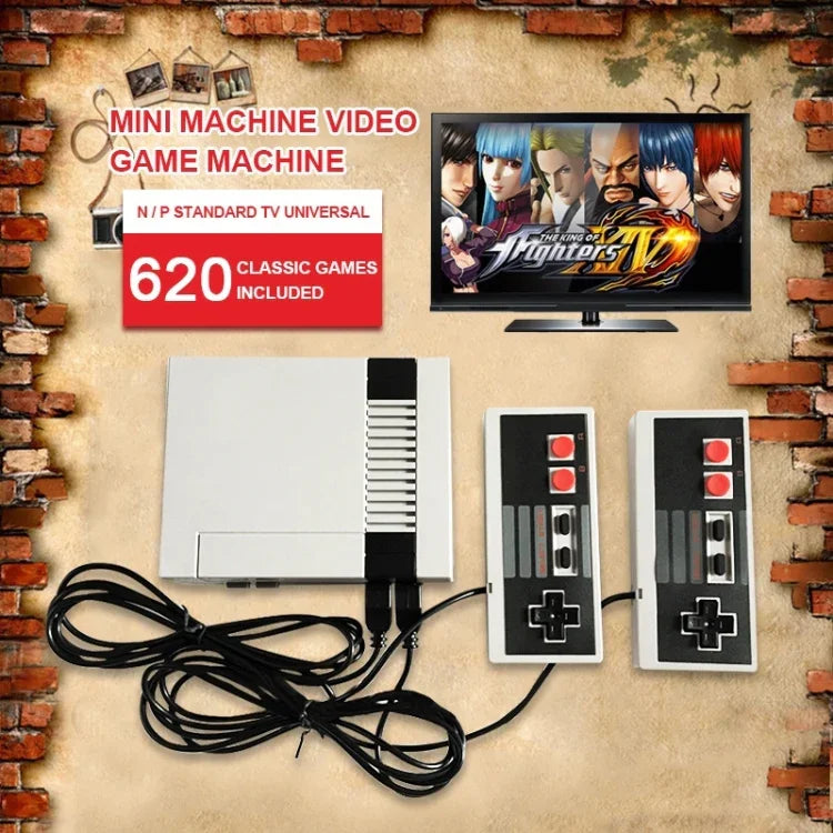 レトロクラシック テレビ ミニゲーム機、620ゲーム内蔵、620ゲーム(EUプラグ)、620ゲーム(USプラグ)