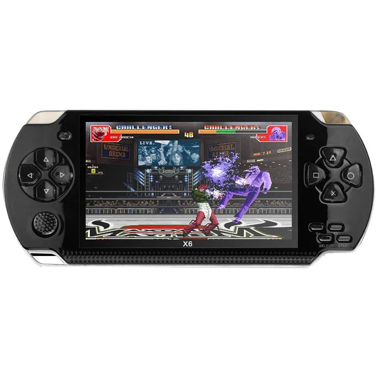 X6 4.3インチスクリーン レトロポータブルゲーム機 3MPカメラ内蔵、10000ゲーム内蔵、電子書籍 / 録音 / 音楽再生 / 動画再生対応、X6