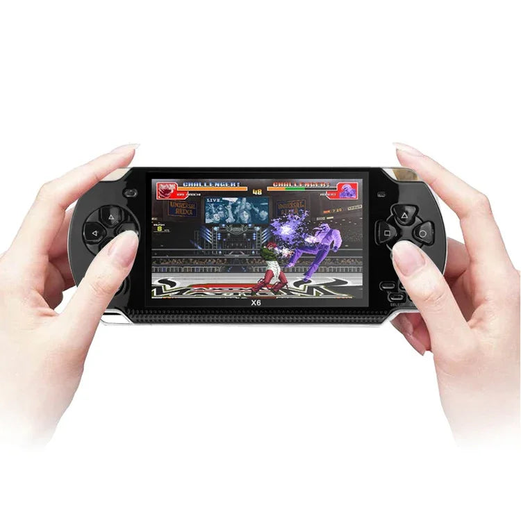 X6 4.3インチスクリーン レトロポータブルゲーム機 3MPカメラ内蔵、10000ゲーム内蔵、電子書籍 / 録音 / 音楽再生 / 動画再生対応、X6