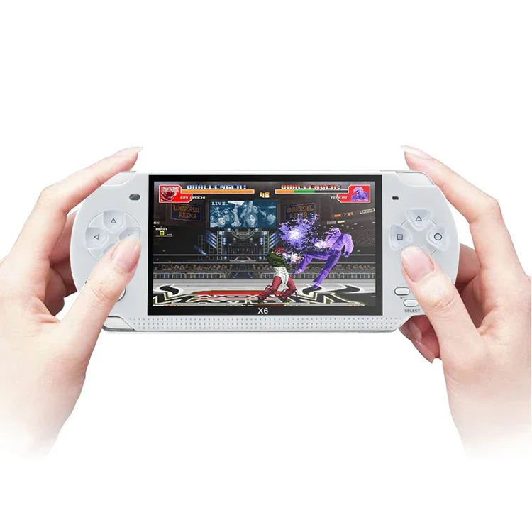 X6 4.3インチスクリーン レトロポータブルゲーム機 3MPカメラ内蔵、10000ゲーム内蔵、電子書籍 / 録音 / 音楽再生 / 動画再生対応、X6