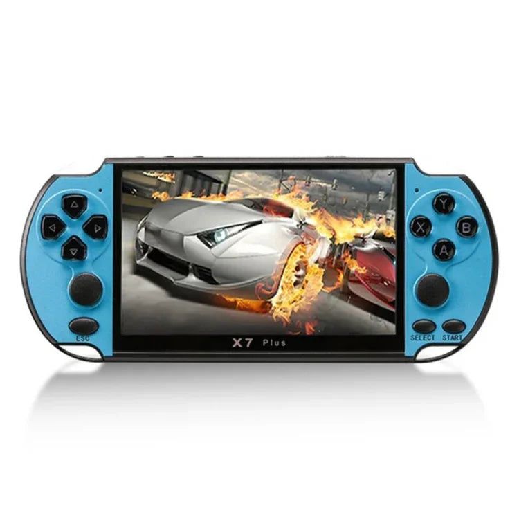 X7 Plus レトロクラシックゲーム ハンドヘルドゲーム機 5.1インチHDスクリーン＆8Gメモリー搭載、MP4 / 電子書籍対応、X7 Plus（イエロー＋レッド）、X7 Plus（イエロー）、X7 Plus（ブルー＋レッド）、X7 Plus（ブルー）、X7 Plus（レッド）