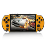 X7 Plus レトロクラシックゲーム ハンドヘルドゲーム機 5.1インチHDスクリーン＆8Gメモリー搭載、MP4 / 電子書籍対応、X7 Plus（イエロー＋レッド）、X7 Plus（イエロー）、X7 Plus（ブルー＋レッド）、X7 Plus（ブルー）、X7 Plus（レッド）