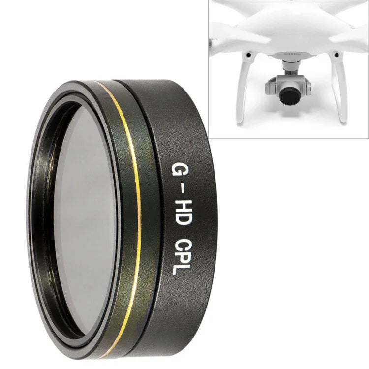 DJI Phantom 4 Pro用 HDドローン CPLレンズフィルター、CPL