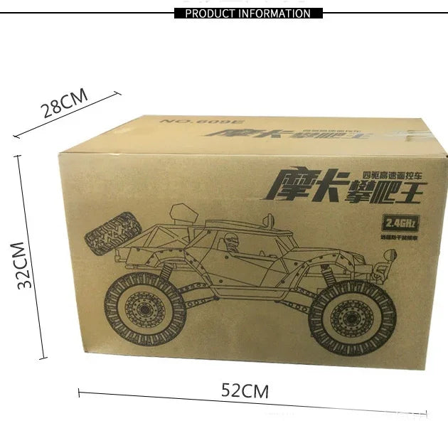 HD609 1:8 大型合金クライミングカー オフロードリモコン車おもちゃ