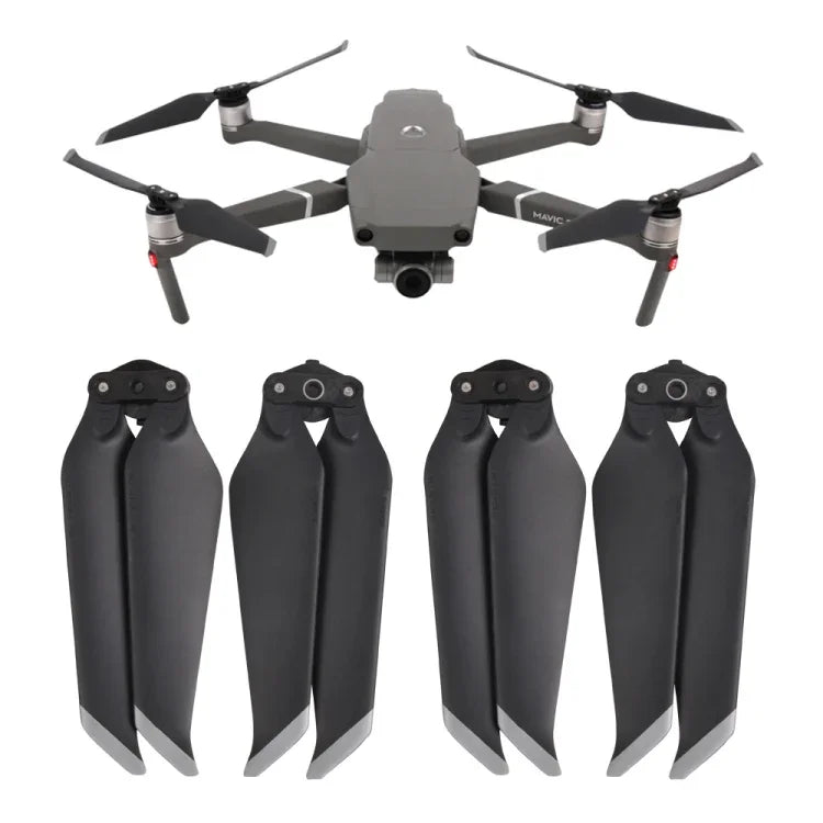 2ペア 8743F 低ノイズ クイックリリース プロペラ DJI Mavic 2 Pro / Zoom用、DJI Mavic 2用 2ペア ゴールド、DJI Mavic 2用 2ペア シルバー