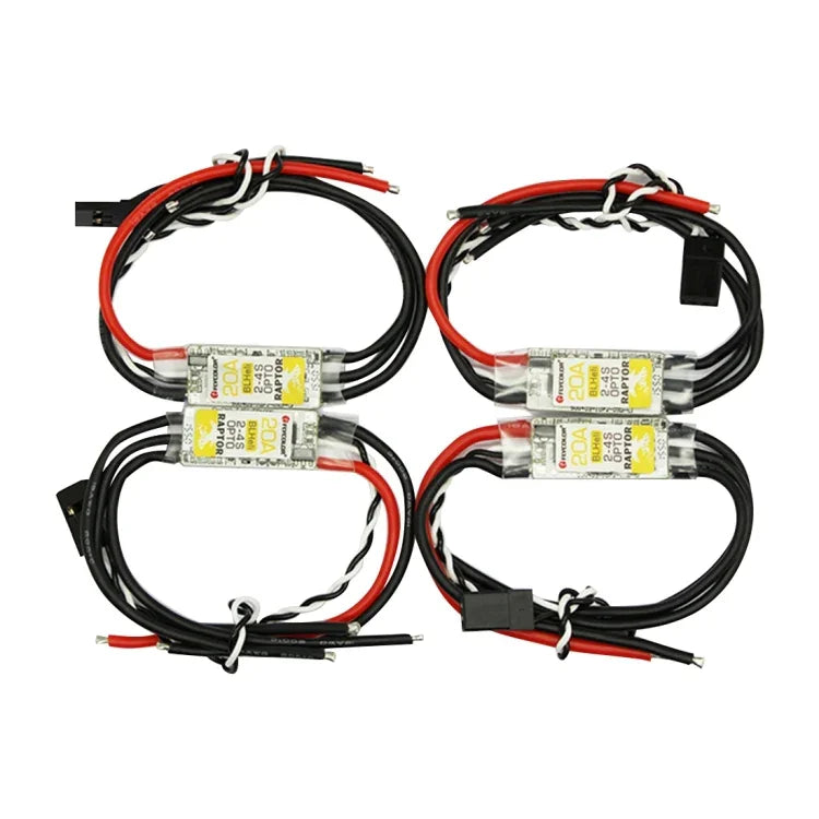 Flycolor Raptorシリーズパワーセット、20Aスピードコントローラー4個＋2300KVモーター4個＋5045プロペラ4個セット、2300KV
