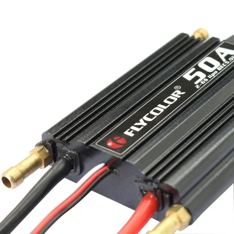 Flycolor Flymosterシリーズ 50A 2-6S 防水電子スピードコントローラー RCボート用、50A 2-6S