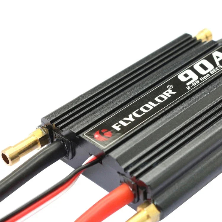 Flycolor Flymosterシリーズ 90A 2-6S 防水電子スピードコントローラー RCボート用、90A 2-6S