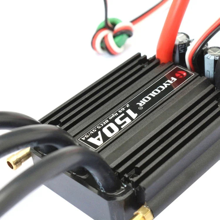 Flycolor Flymosterシリーズ 150A 2-6S 防水電子スピードコントローラー RCボート用、150A 2-6S