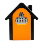 小屋型パスワードロック収納ボックス セキュリティボックス 壁掛けキャビネット セーフティボックス, 鍵1本付き