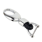 Car Metal Key Holder With Two Rings, Key Holder With Two Rings(Black)