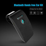 SP09 マルチポイント ワイヤレスBluetooth V4.2 ハンズフリー カーキットスピーカー スピーカーフォン、音声読み上げ＆振動センサー対応