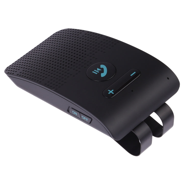 SP09 マルチポイント ワイヤレスBluetooth V4.2 ハンズフリー カーキットスピーカー スピーカーフォン、音声読み上げ＆振動センサー対応