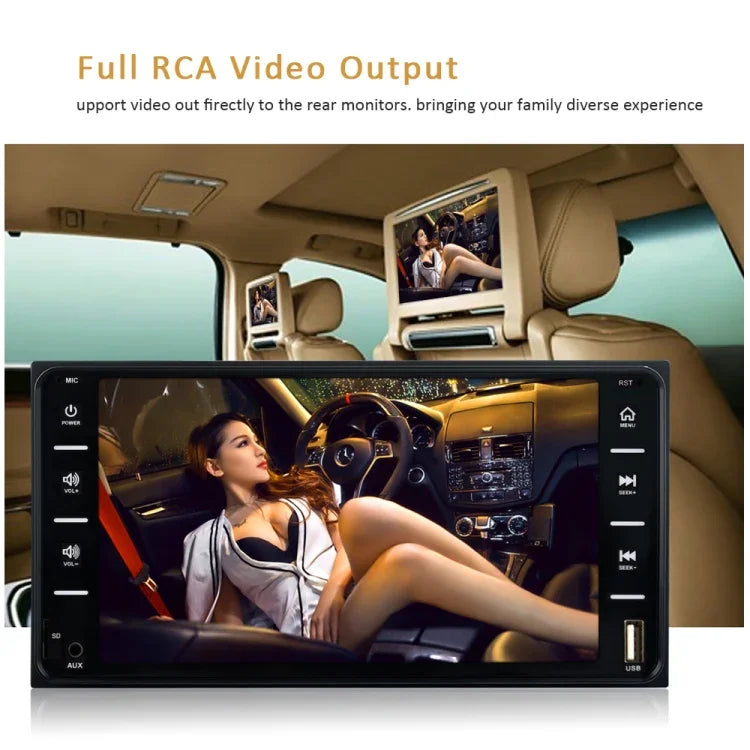 848V 16 7インチマルチタッチスクリーン車用GPSナビゲーター TFカード / USB / AUX / MP5プレーヤー / Android＆iPhoneミラーリンク対応、848V