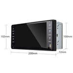 848V 16 7インチマルチタッチスクリーン車用GPSナビゲーター TFカード / USB / AUX / MP5プレーヤー / Android＆iPhoneミラーリンク対応、848V