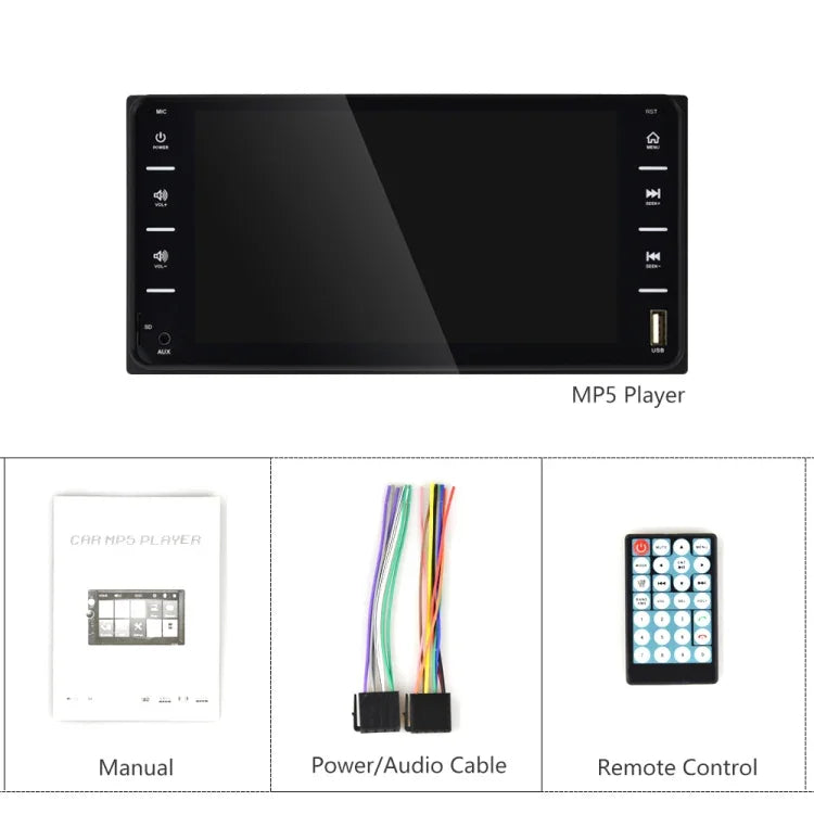 848V 16 7インチマルチタッチスクリーン車用GPSナビゲーター TFカード / USB / AUX / MP5プレーヤー / Android＆iPhoneミラーリンク対応、848V