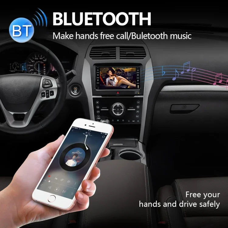 848V 16 7インチマルチタッチスクリーン車用GPSナビゲーター TFカード / USB / AUX / MP5プレーヤー / Android＆iPhoneミラーリンク対応、848V