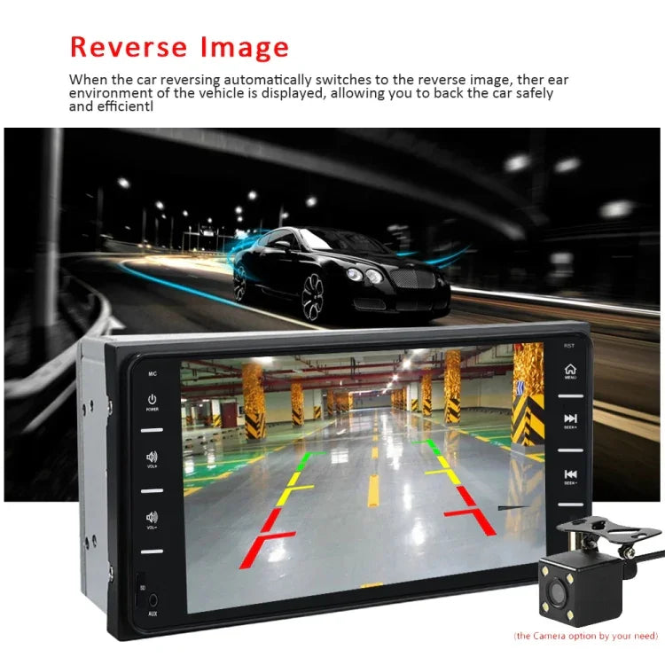 848V 16 7インチマルチタッチスクリーン車用GPSナビゲーター TFカード / USB / AUX / MP5プレーヤー / Android＆iPhoneミラーリンク対応、848V