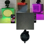 32x32ピクセル フルカラー ワイヤレス Bluetooth アプリ制御 絵文字スマイルフェイス LEDカーサイン LEDディスプレイ照明ボード 32x32ピクセル 車載充電用