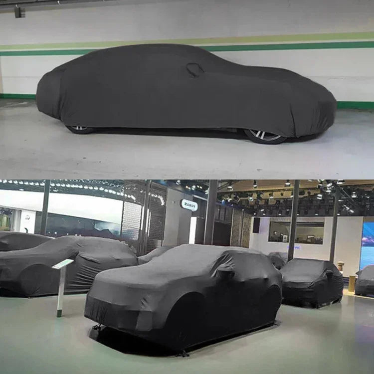 防塵・防紫外線・断熱・弾力性コットン製セダン用カーカバー、サイズ：S、4.3m～4.65m