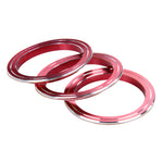 3 PCS Car Aluminum Air Conditioner Knob Case For ATENZA, For ATENZA(Red), For ATENZA(Silver), For ATENZA(Gold), For ATENZA(Blue)