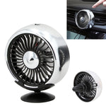 Multi-function Portable Car Air Outlet Sucker Electric Cooling Fan, Multi-function (Black), Multi-function (Silver)