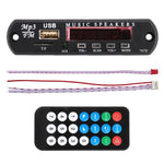 車用12VオーディオBluetooth MP3プレーヤーデコーダーボード FMラジオ TF USB 3.5 mm AUX、録音機能なし、録音機能なし