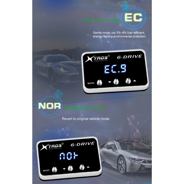 TROS TS-6Drive Potent Booster Electronic Throttle Controller for Jeep Wrangler JL 2018-2019, For Jeep Wrangler JL 2018-2019