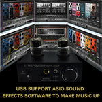 LINEPAUDIO A962 HiFi 6J9 真空管パワーヘッドホンアンプ USB ASIO サウンドカード、A962