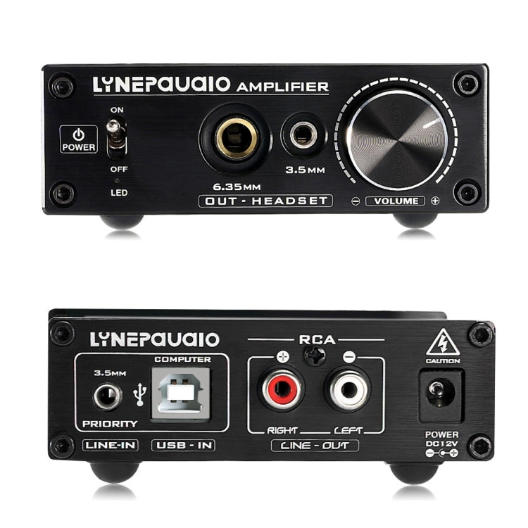 LINEPAUDIO A962 HiFi 6J9 真空管パワーヘッドホンアンプ USB ASIO サウンドカード、A962